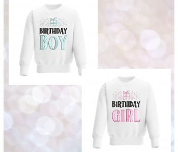 Personalised Birthday Sweater- Birthday Girl / Boy