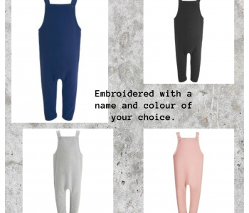 Dungaree Overalls With A Name